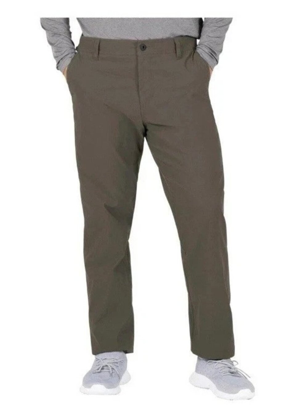 Gerry Men's 42X34 Fleece Lined Water Resistant Pants Stretch Comfort Green n1331